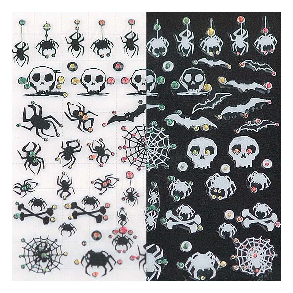 LCN Nail Art Sticker Black and White