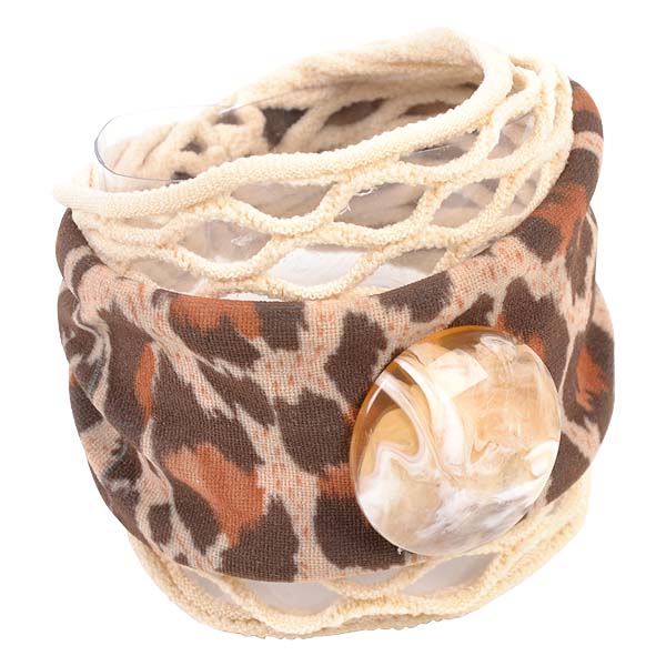 Solida Armband + Haargummi Animalprint