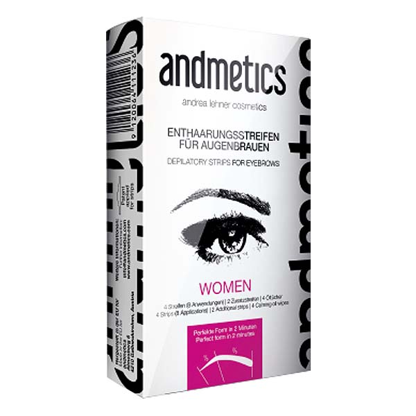 andmetics Augenbrauen-Enthaarungsstreifen